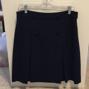 Karl Lagerfeld Elegant Black A-Line Skirt